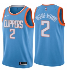 Youth Nike Los Angeles Clippers #2 Shai Gilgeous-Alexander Swingman Blue NBA Jersey - City Edition