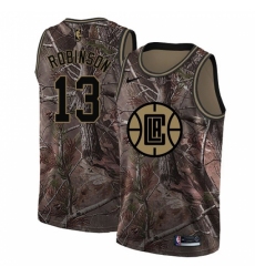 Men's Nike Los Angeles Clippers #13 Jerome Robinson Swingman Camo Realtree Collection NBA Jersey