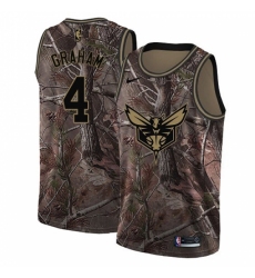 Women's Nike Charlotte Hornets #4 Devonte Graham Swingman Camo Realtree Collection NBA Jersey