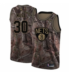 Youth Nike Brooklyn Nets #30 Dzanan Musa Swingman Camo Realtree Collection NBA Jersey