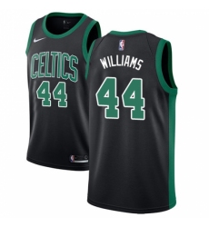 Men's Nike Boston Celtics #44 Robert Williams Swingman Black NBA Jersey - Statement Edition