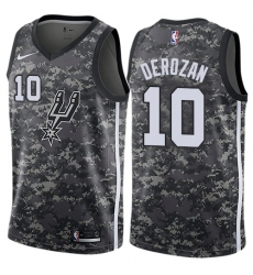 Youth Nike San Antonio Spurs #10 DeMar DeRozan Swingman Camo NBA Jersey - City Edition