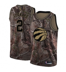 Men's Nike Toronto Raptors #2 Kawhi Leonard Swingman Camo Realtree Collection NBA Jersey