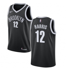 Youth Nike Brooklyn Nets #12 Joe Harris Swingman Black NBA Jersey - Icon Edition