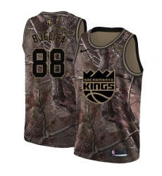 Youth Nike Sacramento Kings #88 Nemanja Bjelica Swingman Camo Realtree Collection NBA Jersey