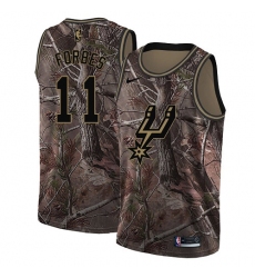 Youth Nike San Antonio Spurs #11 Bryn Forbes Swingman Camo Realtree Collection NBA Jersey