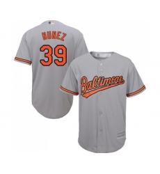 Men's Baltimore Orioles #39 Renato Nunez Replica Grey Road Cool Base Baseball Jersey