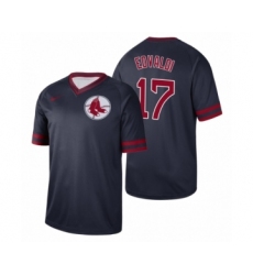 Men's Boston Red Sox #17 Nathan Eovaldi Navy Cooperstown Collection Legend Jersey