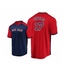 Youth Nathan Eovaldi Boston Red Sox #17 Navy Red Iconic Player Majestic Jersey