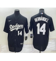 Men's Los Angeles Dodgers #17 Joe Kelly Black Turn Back The Clock Stitched Cool Base Jersey