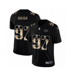 Men's San Francisco 49ers #97 Nick Bosa Limited Black Statue of Liberty Football Jersey