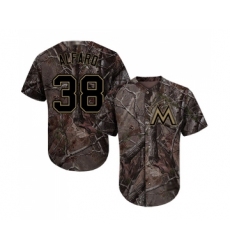 Youth Miami Marlins #38 Jorge Alfaro Authentic Camo Realtree Collection Flex Base Baseball Jersey