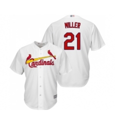 Youth St. Louis Cardinals #21 Andrew Miller Replica White Home Cool Base Baseball Jersey