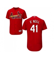 Men's St. Louis Cardinals #41 Tyler O Neill Red Alternate Flex Base Authentic Collection Baseball Jersey