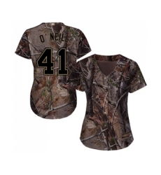 Women's St. Louis Cardinals #41 Tyler O Neill Authentic Camo Realtree Collection Flex Base Baseball Jersey