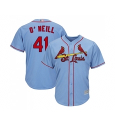 Youth St. Louis Cardinals #41 Tyler O Neill Replica Light Blue Alternate Cool Base Baseball Jersey