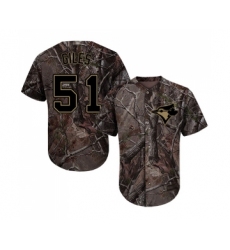 Men's Toronto Blue Jays #51 Ken Giles Authentic Camo Realtree Collection Flex Base Baseball Jersey