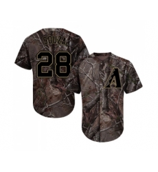 Men's Arizona Diamondbacks #28 Steven Souza Authentic Camo Realtree Collection Flex Base Baseball Jersey
