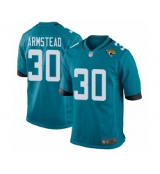 Men's Jacksonville Jaguars #30 Ryquell Armstead Game Teal Green Alternate Football Jersey