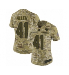 Women's Jacksonville Jaguars #41 Josh Allen Limited Camo 2018 Salute to Service Football Jersey