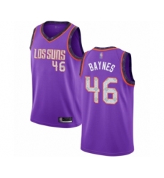 Women's Phoenix Suns #46 Aron Baynes Swingman Purple Basketball Jersey - Icon Edition