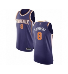 Men's Phoenix Suns #8 Frank Kaminsky Authentic Purple Basketball Jersey - Icon Edition