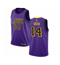 Women's Los Angeles Lakers #14 Danny Green Swingman Purple Basketball Jersey - City Edition