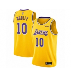 Youth Los Angeles Lakers #10 Jared Dudley Swingman Gold Basketball Jersey - Icon Edition