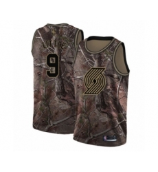 Youth Portland Trail Blazers #9 Nassir Little Swingman Camo Realtree Collection Basketball Jersey