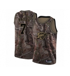 Men's Oklahoma City Thunder #7 Darius Bazley Swingman Camo Realtree Collection Basketball Jersey