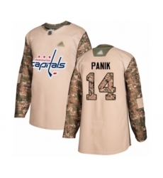 Youth Washington Capitals #14 Richard Panik Authentic Camo Veterans Day Practice Hockey Jersey