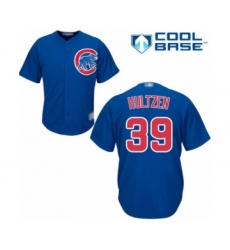 Youth Chicago Cubs #39 Danny Hultzen Authentic Royal Blue Alternate Cool Base Baseball Player Jersey