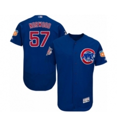 Men's Chicago Cubs #57 James Norwood Royal Blue Alternate Flex Base Authentic Collection Baseball Player Jersey