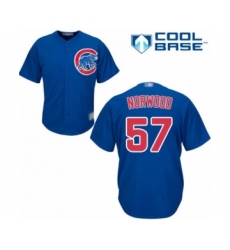 Youth Chicago Cubs #57 James Norwood Authentic Royal Blue Alternate Cool Base Baseball Player Jersey