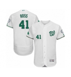 Men's Washington Nationals #41 Joe Ross White Celtic Flexbase Authentic Collection Baseball Player Jersey
