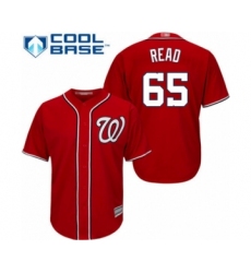 Youth Washington Nationals #65 Raudy Read Authentic Red Alternate 1 Cool Base Baseball Player Jersey