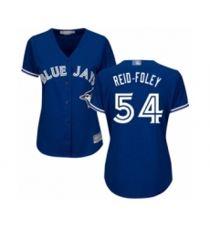 Women's Toronto Blue Jays #54 Sean Reid-Foley Authentic Blue Alternate Baseball Player Jersey