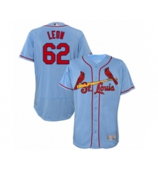 Men's St. Louis Cardinals #62 Daniel Ponce de Leon Light Blue Alternate Flex Base Authentic Collection Baseball Player Jersey