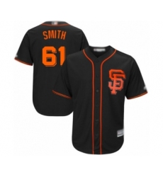 Youth San Francisco Giants #61 Burch Smith Authentic Black Alternate Cool Base Baseball Player Jersey