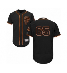 Men's San Francisco Giants #65 Sam Coonrod Black Alternate Flex Base Authentic Collection Baseball Player Jersey