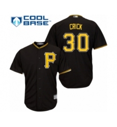 Youth Pittsburgh Pirates #30 Kyle Crick Authentic Black Alternate Cool Base Baseball Player Jersey