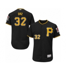 Men's Pittsburgh Pirates #32 Elias Diaz Black Alternate Flex Base Authentic Collection Baseball Player Jersey