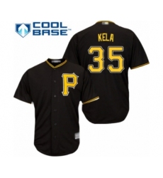 Youth Pittsburgh Pirates #35 Keone Kela Authentic Black Alternate Cool Base Baseball Player Jersey