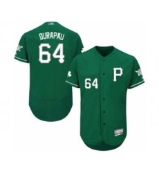 Men's Pittsburgh Pirates #64 Montana DuRapau Green Celtic Flexbase Authentic Collection Baseball Player Jersey