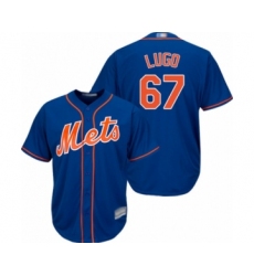 Youth New York Mets #67 Seth Lugo Authentic Royal Blue Alternate Home Cool Base Baseball Player Jersey