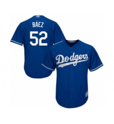 Youth Los Angeles Dodgers #52 Pedro Baez Authentic Royal Blue Alternate Cool Base Baseball Player Jersey