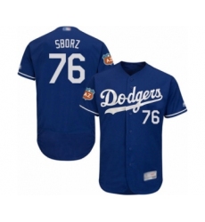 Men's Los Angeles Dodgers #76 Josh Sborz Royal Blue Flexbase Authentic Collection Baseball Player Jersey