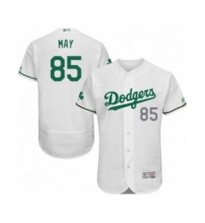 Men's Los Angeles Dodgers #85 Dustin May White Celtic Flexbase Authentic Collection Baseball Player Jersey