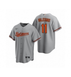 Women's Baltimore Orioles #11 Jose Iglesias Nike Gray Replica Road Jersey