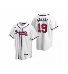 Men's Atlanta Braves #19 Shane Greene Nike White 2020 Replica Home Jersey